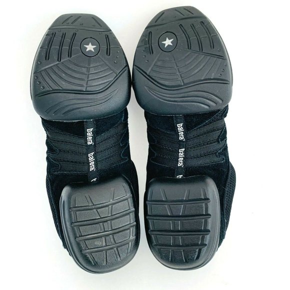 NEW Balera Unisex‎ Suede Mesh Split Toe Dance Shoes - Picture 8 of 12